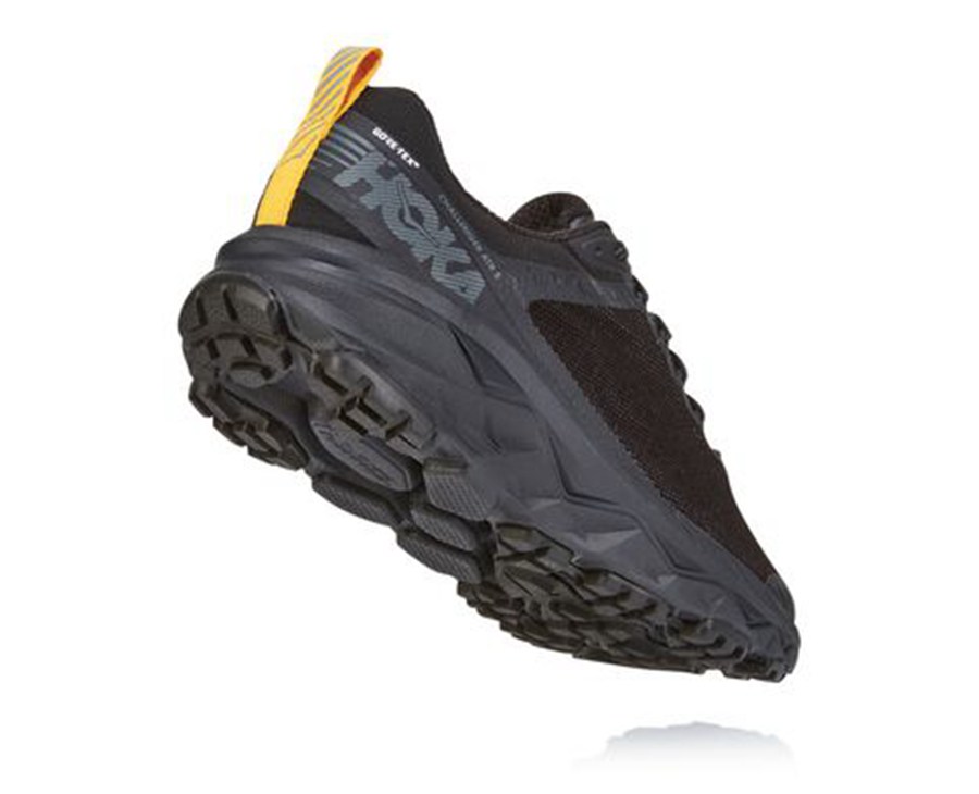 Hoka Australia One One Challenger ATR 5 GORE-TEX - Mens Trail Shoes Black - TIKRY-2170